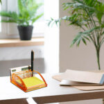 Acrylic slip and stationary holder