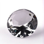 Crystal diamond paperweight