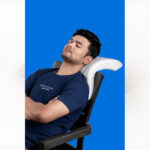Cuddles arm support portable arched pillow