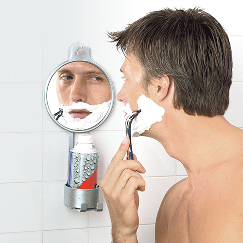 De fog-free vanity mirror