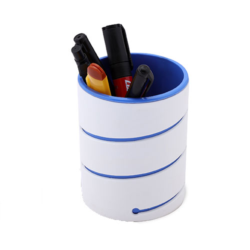 Double layer pen stand