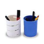 Double layer pen stand