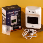 Fahrenheit wall mount touch-free infrared thermometer