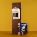 Fahrenheit wall mount touch-free infrared thermometer