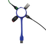 Glow hub portable USB cabke with USB Port hubs and LED lights