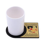 Gold plated cup holder