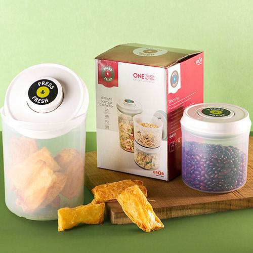 Press & Fresh Airtight One Touch Lock And Unlock