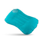 Self-inflatable travel pillow