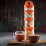 Stack it multi-layer twist-and-lock Jars