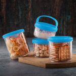 Stack it multi-layer twist-and-lock Jars