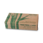 Tree-free soft bamboo facial tissues