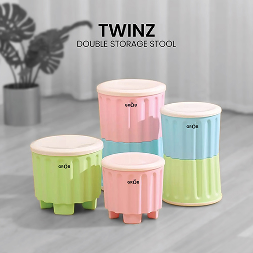 Twinz Double storage stool