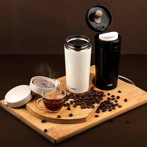 Vacumax spill-proof insulated travel mug