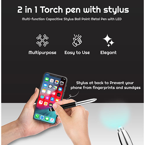 2-in-1 Torch pen with stylus