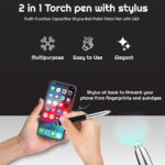 2 in 1 Torch pen with stylus