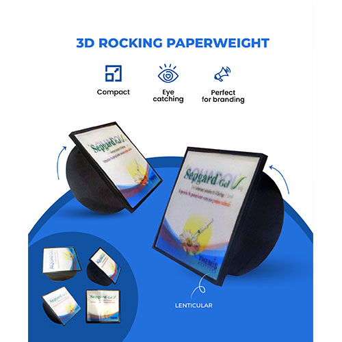 3D rocking paperweight