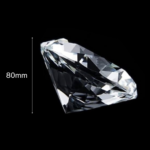 Crystal Diamond Paperweight (8 cm)