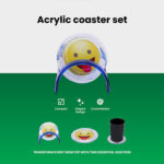 Acrylic Coaster Set (Transparent-Round)