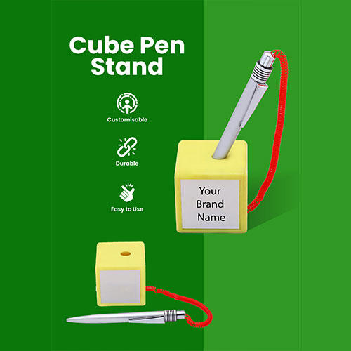 Cubic pen stand