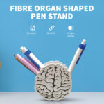Fibre Organ Shaped Pen Stand