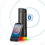 HidrateSpark Pro Bluetooth Stainless Steel Chug Black