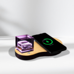 we provide Crystal with LED base and Wireless Charger