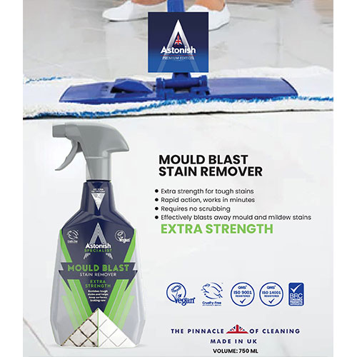 Mould blast stain remover