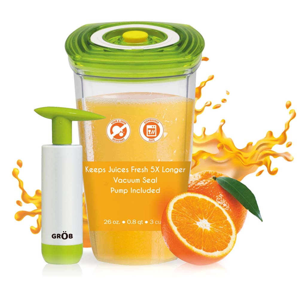 Nutrifresh Juicer Container Set With Manual Pump