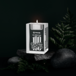 crystal candle holder