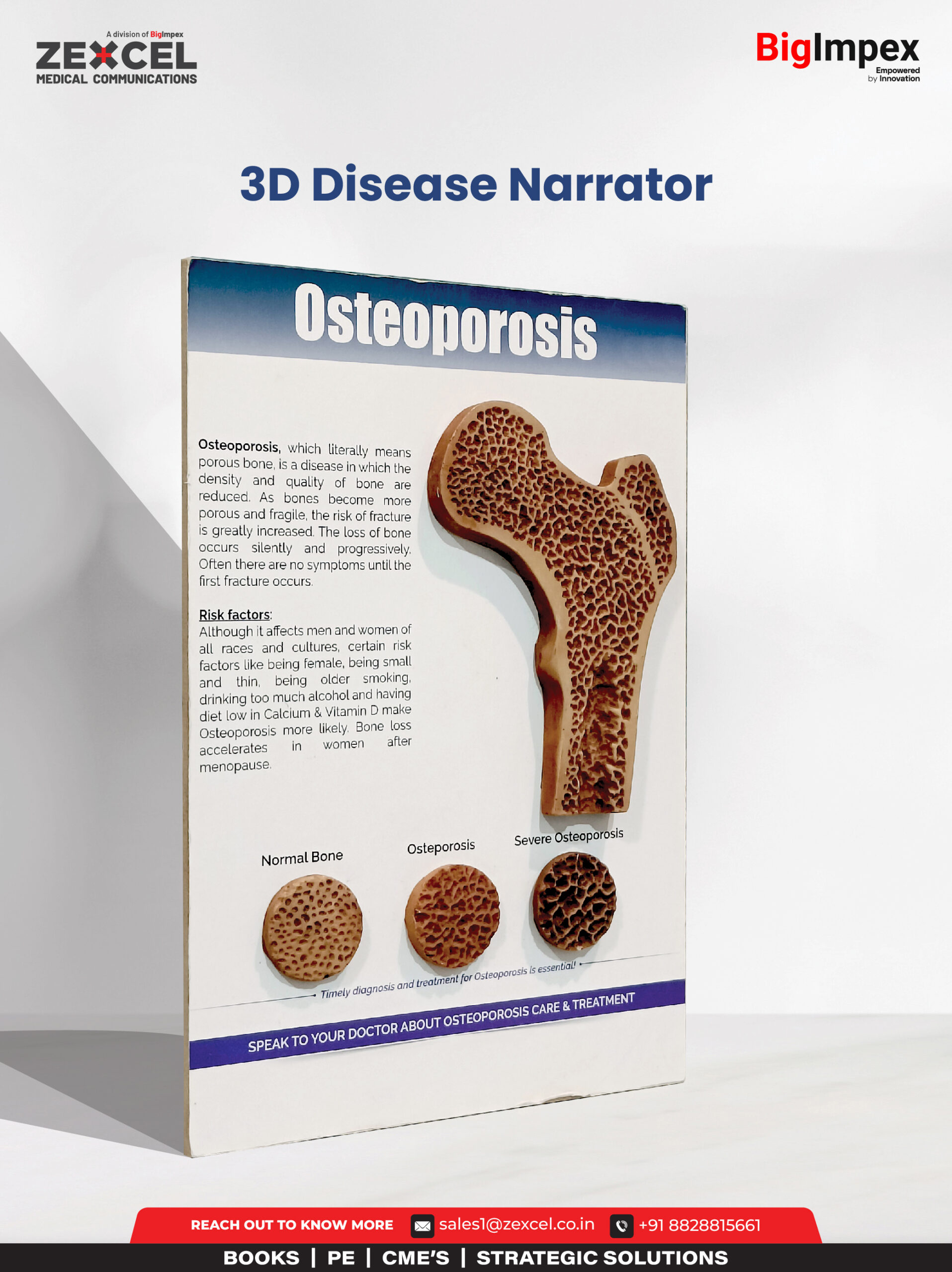 3D Disease Narrator - unique gifting options