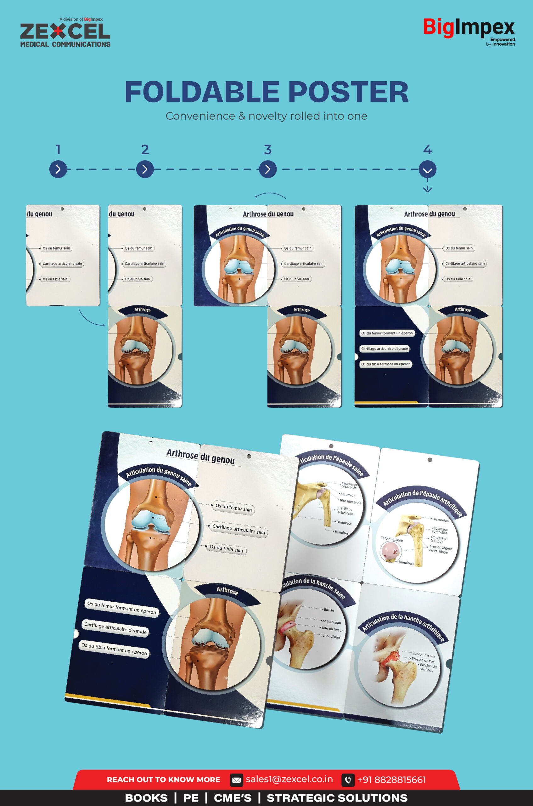 foldable posters for our client