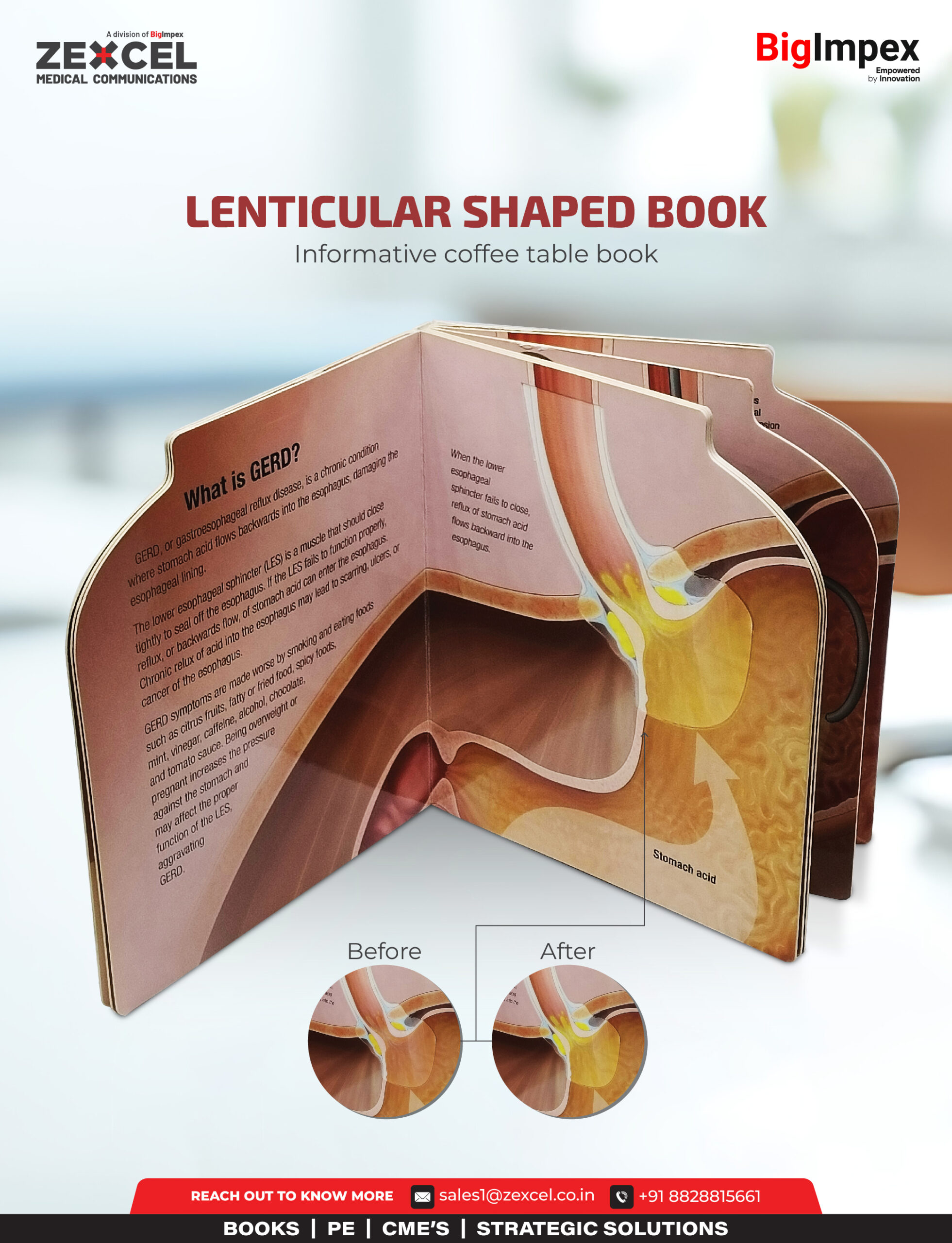 Lenticular Shaped Book - pharma gifting