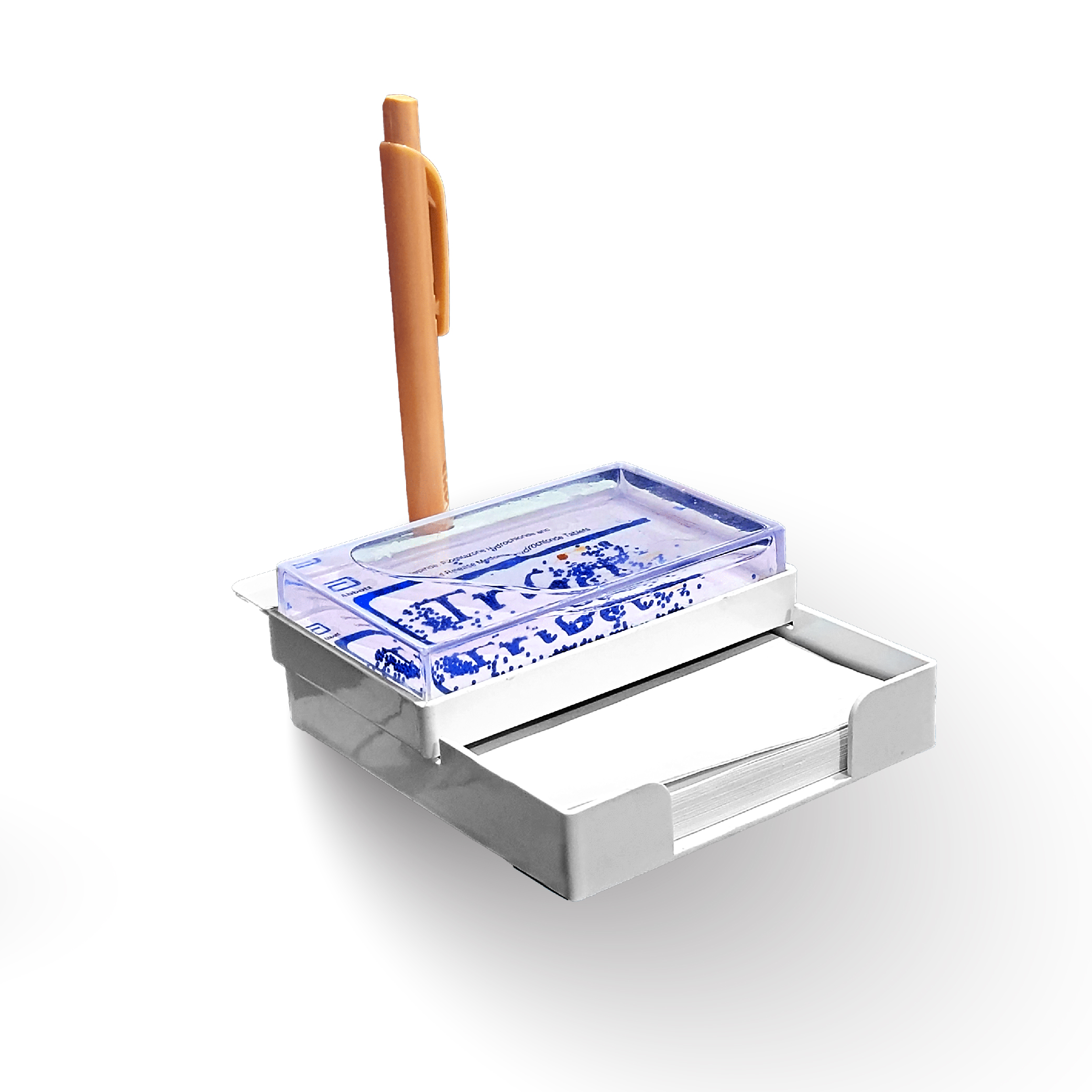 Liquid Slip Box Chitpad Holder and Pen Stand