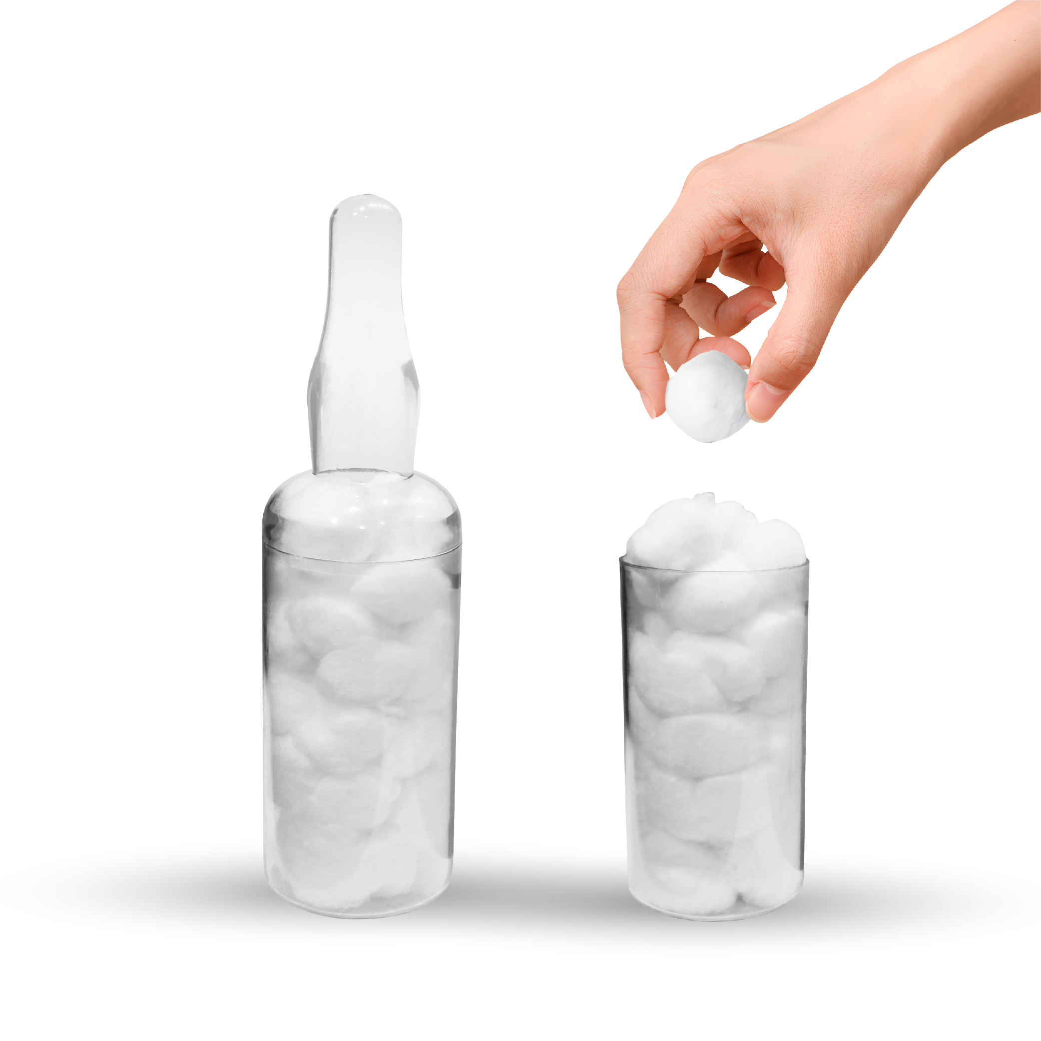 Vial Shaped Cotton Dispenser