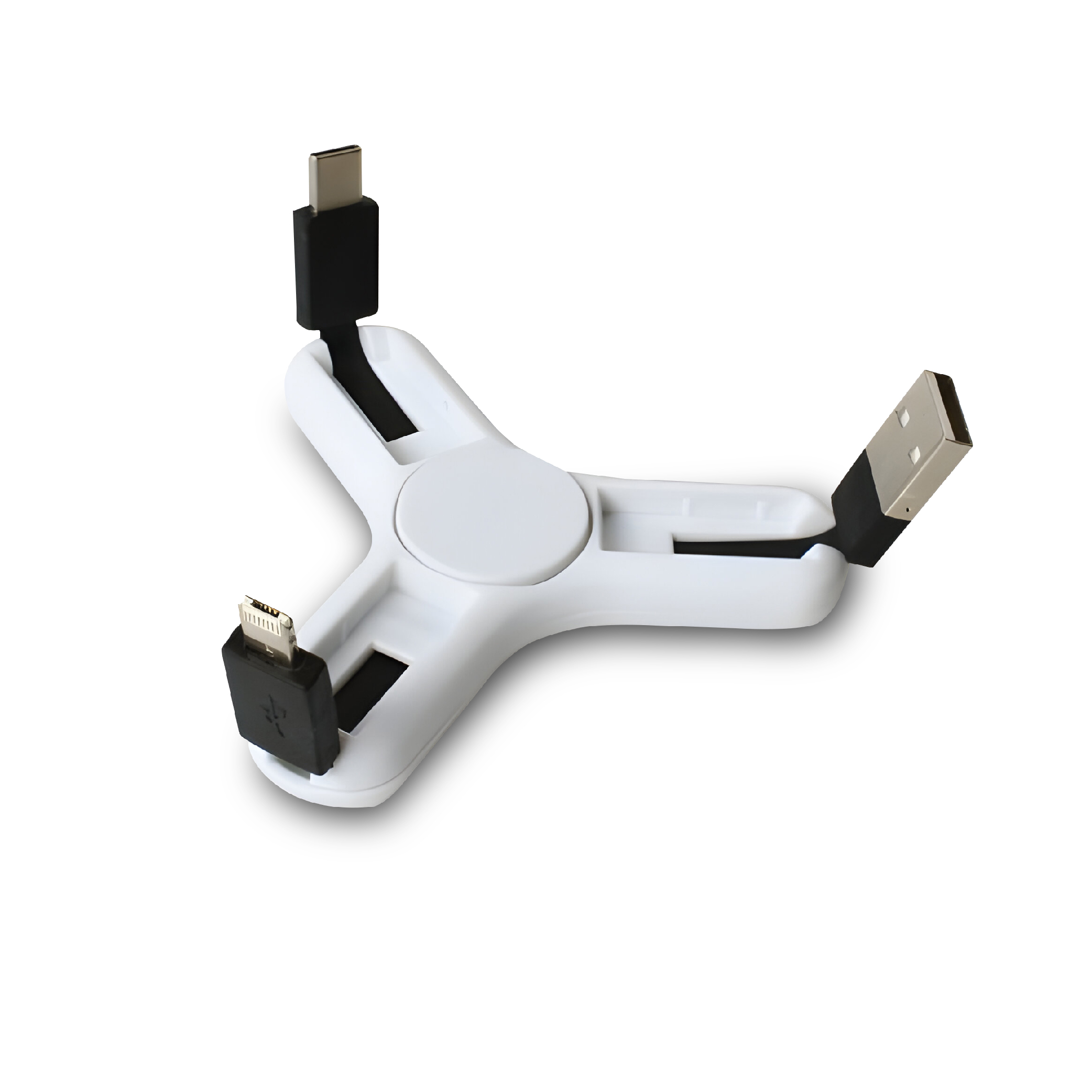 Uspin 3 in 1 Charging Cable with Fidget Spinner