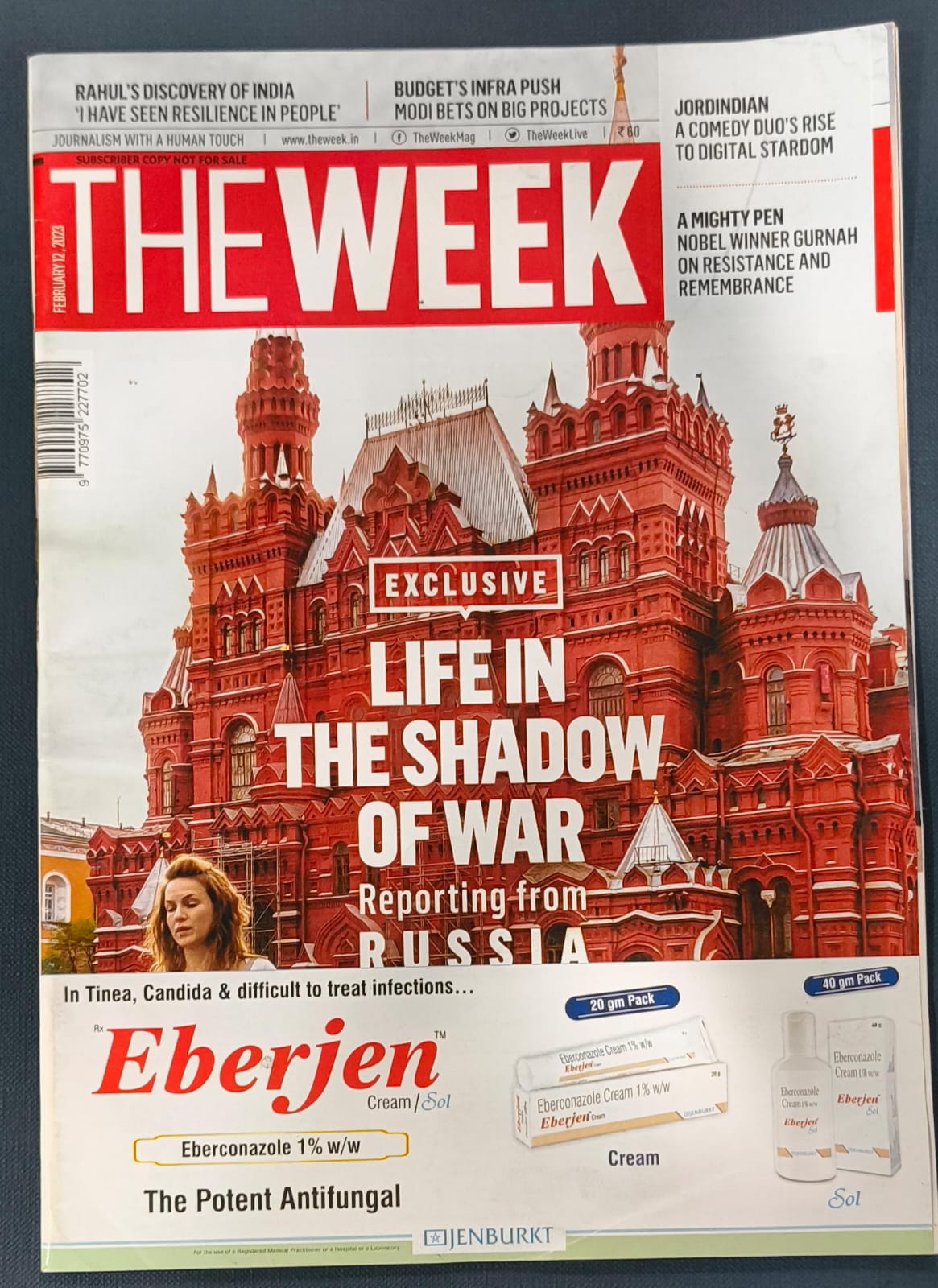 Cover page for the magazine (Health Express, Pharma Express, The Week, Femina)