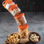 snack orange containers